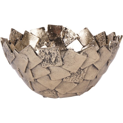 Misa ozdobna Belmore 28x14 cm antyczne złoto aluminium 