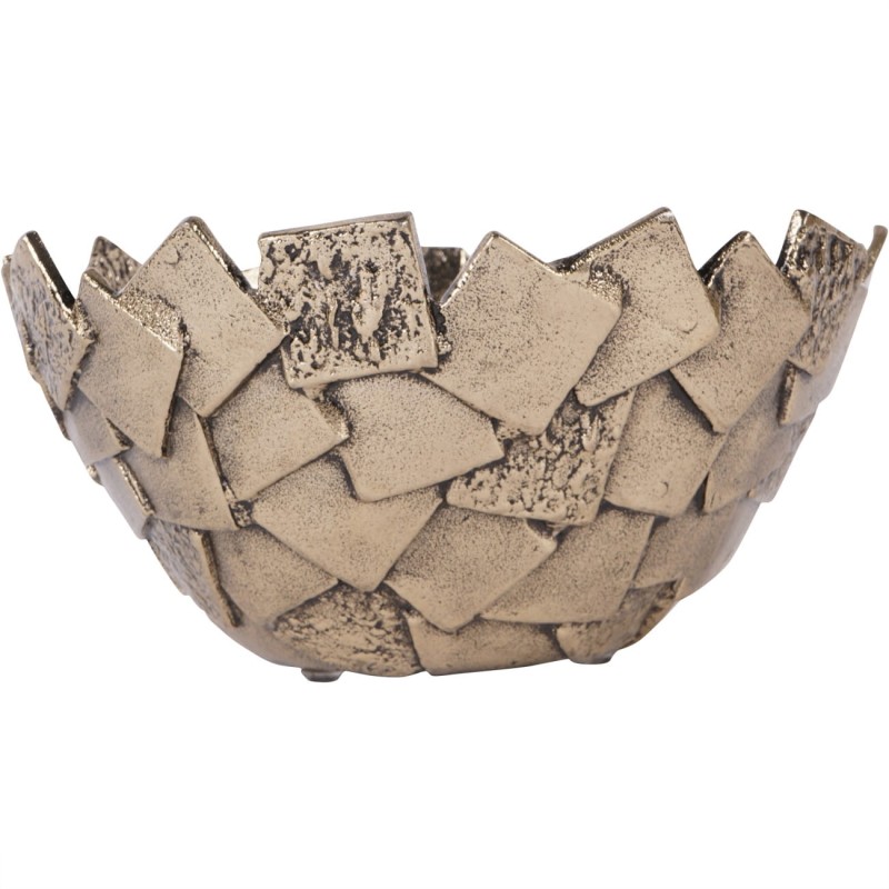 Misa ozdobna Belmore 28x14 cm antyczne złoto aluminium