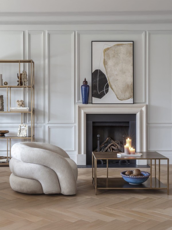 Ozdobne taca Marble marmurowa taca dekoracyjna biała 33 cm