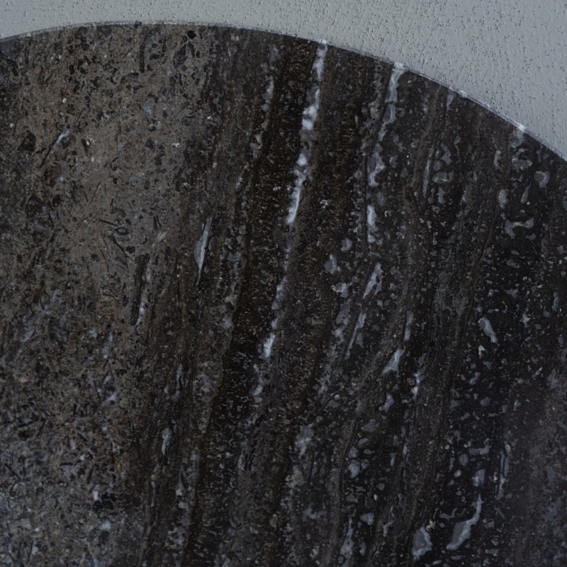 Stolik marmurowy kawowy Finsbury Marble 75 cm okrągły stolik z marmurowym blatem