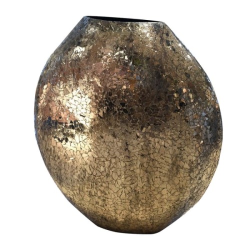 Złoty szklany wazon Camden Gold 85 cm złoty wazon