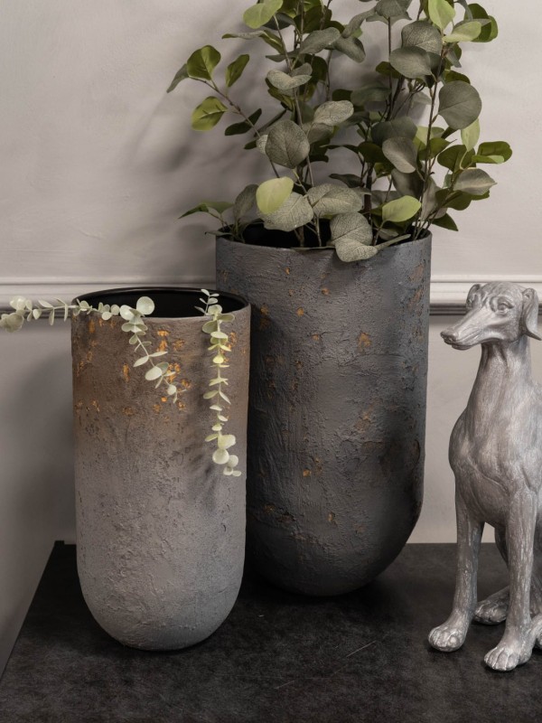 Donice Volcano II 50 cm komplet dwie donice żelazne