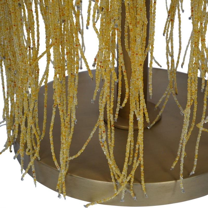 Wysoka lampa podłogowa Boho Beads 160 cm do salonu