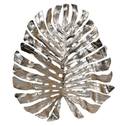 Dekoracja ścienna Monstera 82x67 cm złota ozdoba na ścianę 