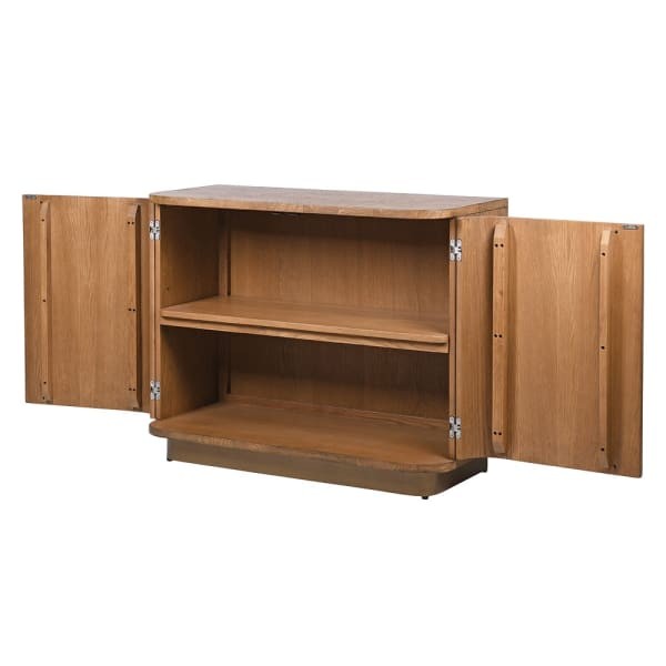 Komoda dwudrzwiowa Lincoln 83 cm - komoda drewniana do salonu
