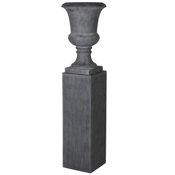 Czarny postument podstawa pod kwiaty Black 90 cm włókno szklane