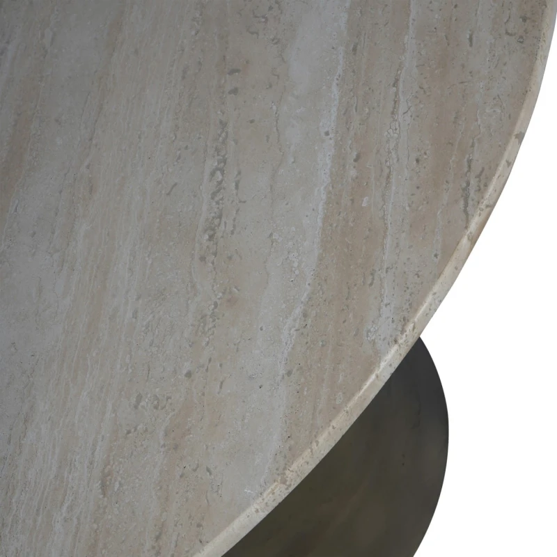 Stół Camden Marble z centralną stożkową podstawą