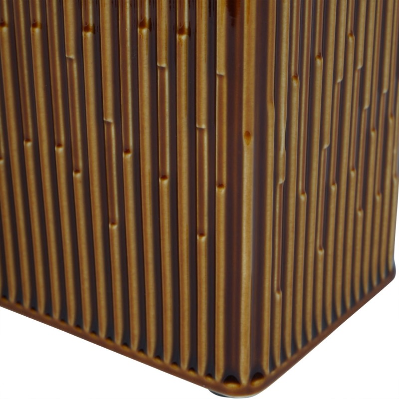 Pomarańczowy wazon ceramiczny Rust 35 cm pomarańczowy wazon na stół