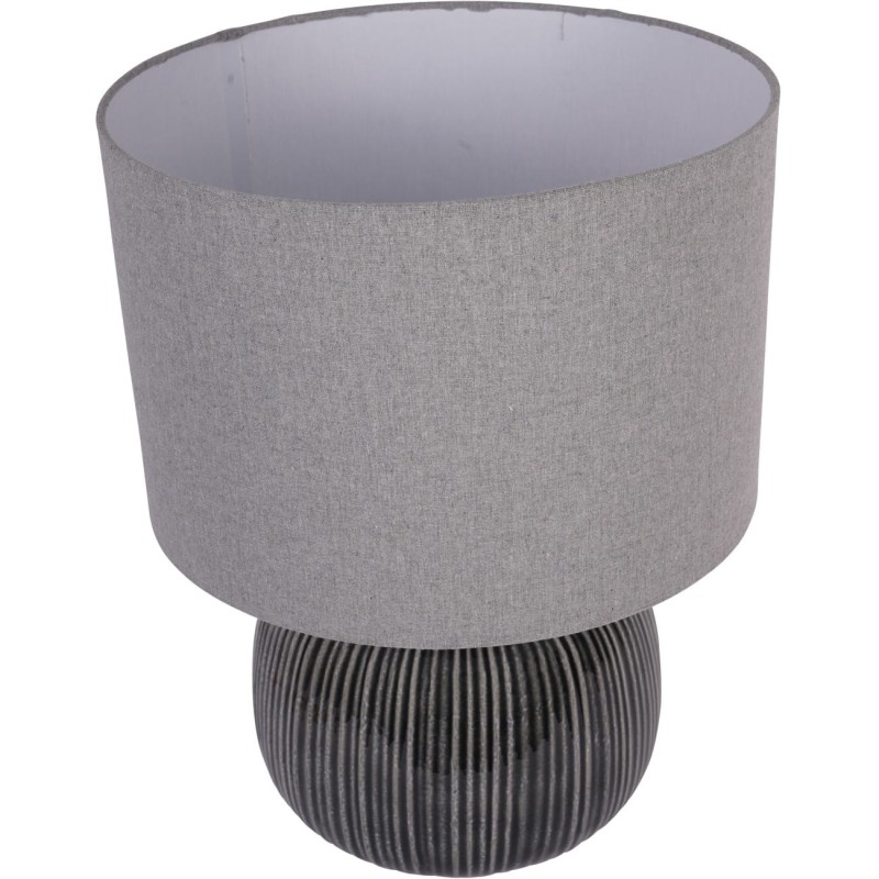 Lampa Grey Burst z zaokrągloną ceramiczną podstawą