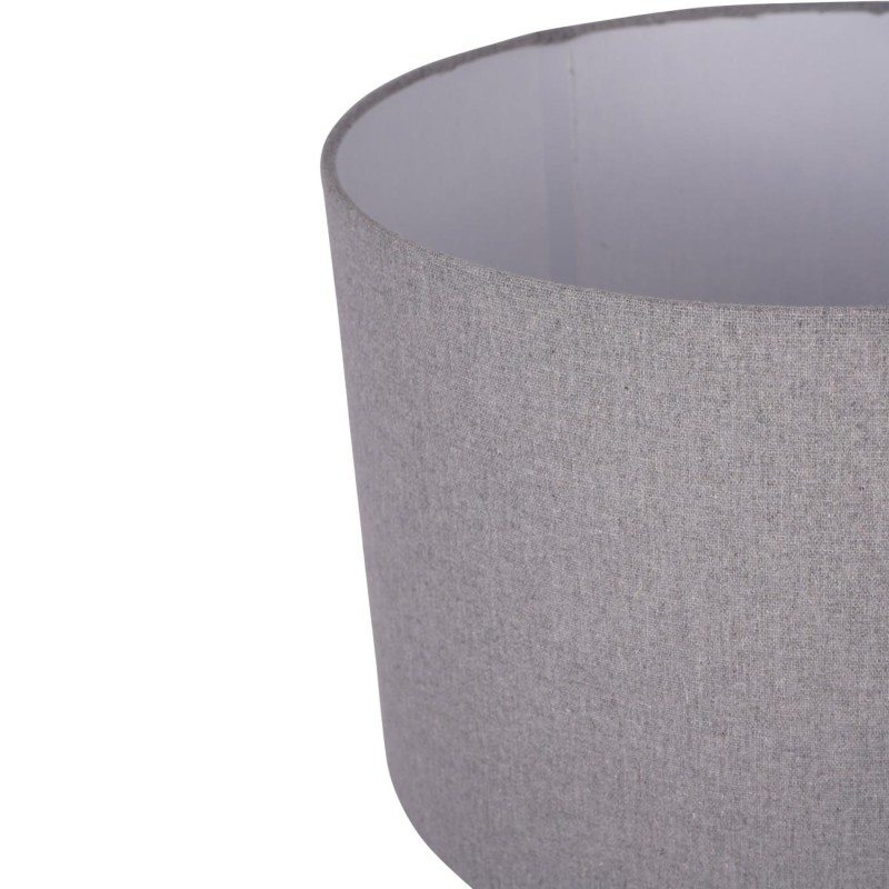 Szara lampa stołowa Grey Burst 50 cm ceramiczna podstawa szary abażur