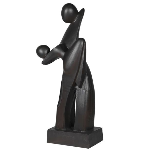 Duża rzeźba podłogowa Dancing Bronze 103 cm nowoczesna rzeźba aluminium