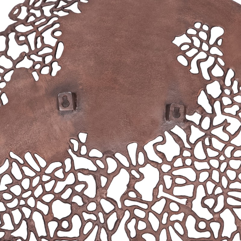 Dekoracja ścienna Chelsea Bronze aluminiowy dysk 92 cm ażurowy wzór