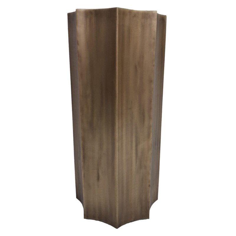 Żelazny postument Brockley podstawa pod kwiaty 77 cm antyczne złoto