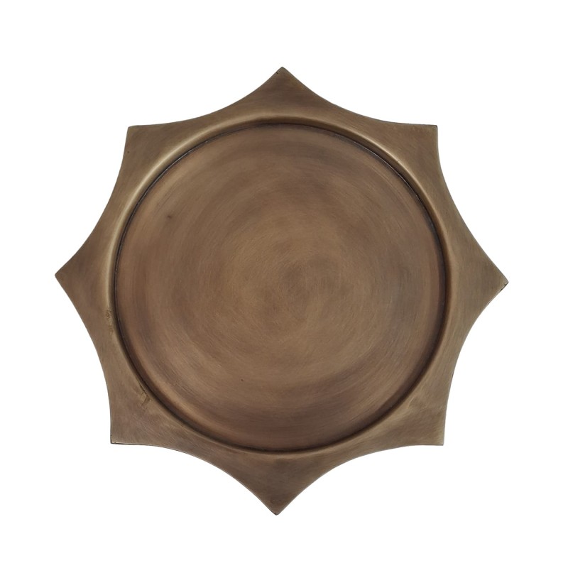 Żelazny postument Brockley podstawa pod kwiaty 77 cm antyczne złoto