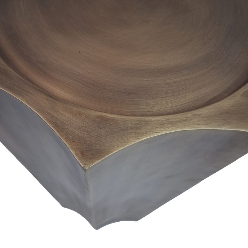 Żelazny postument Brockley podstawa pod kwiaty 77 cm antyczne złoto