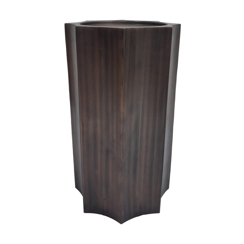 Żelazny postument Brockley Bronze podstawa pod kwiaty 62 cm antyczny brąz