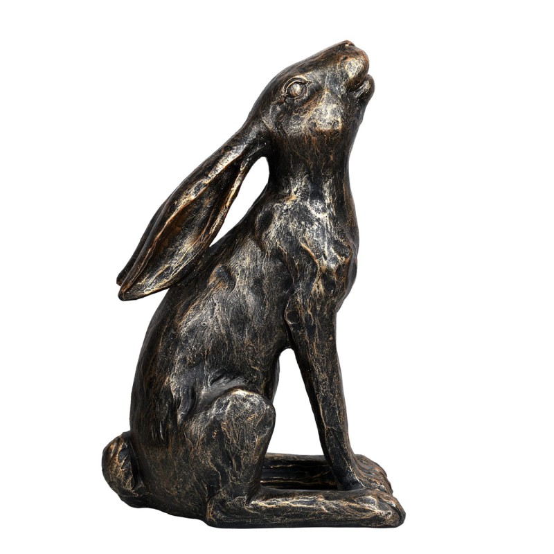 Rzeźba Hare Bronze Small 36 cm zając - dekoracja zając żywica