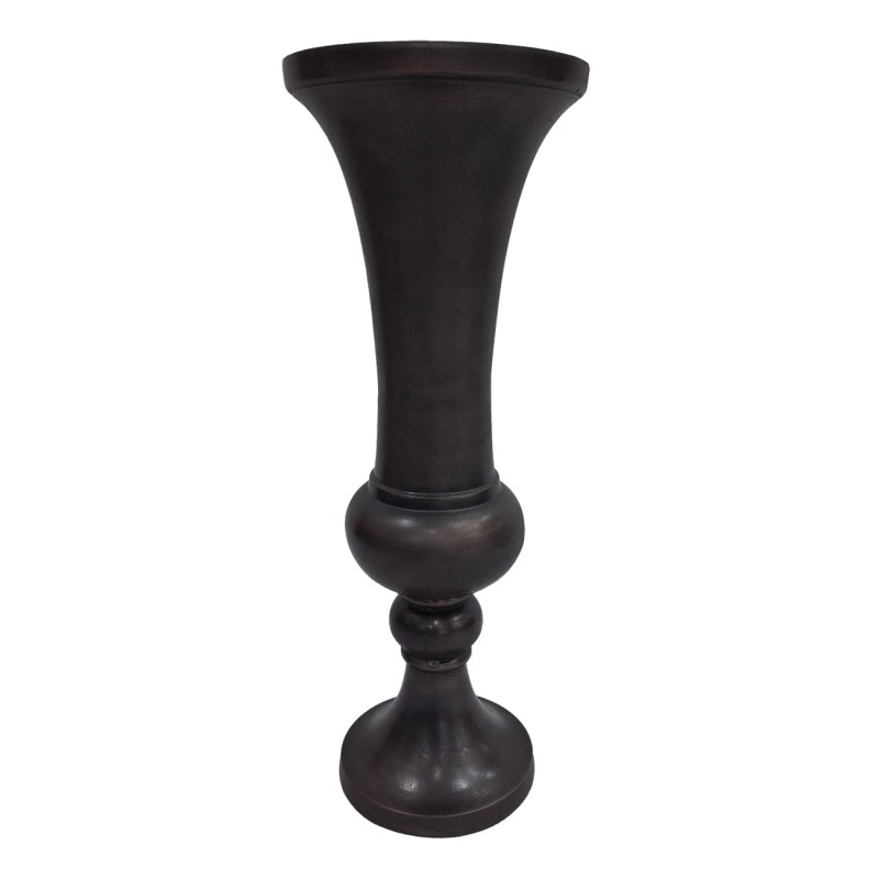 Waza Brockley Bronze 72 cm aluminiowa wysoka waza donica metalowa