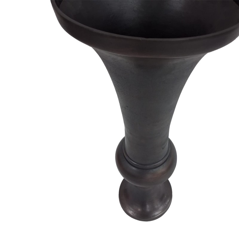 Waza Brockley Bronze 72 cm aluminiowa wysoka waza donica metalowa