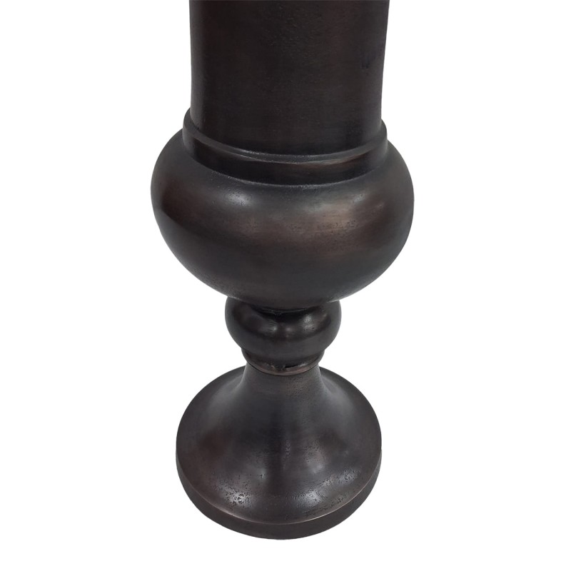 Waza Brockley Bronze 72 cm aluminiowa wysoka waza donica metalowa