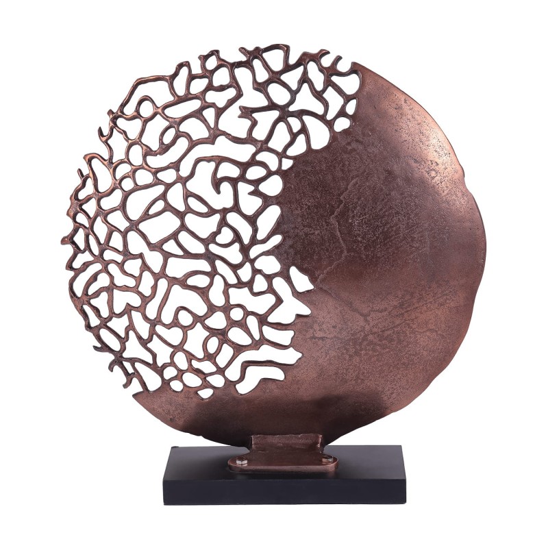 Rzeźba Chelsea Bronze 44 cm aluminium dysk ażurowy wzór