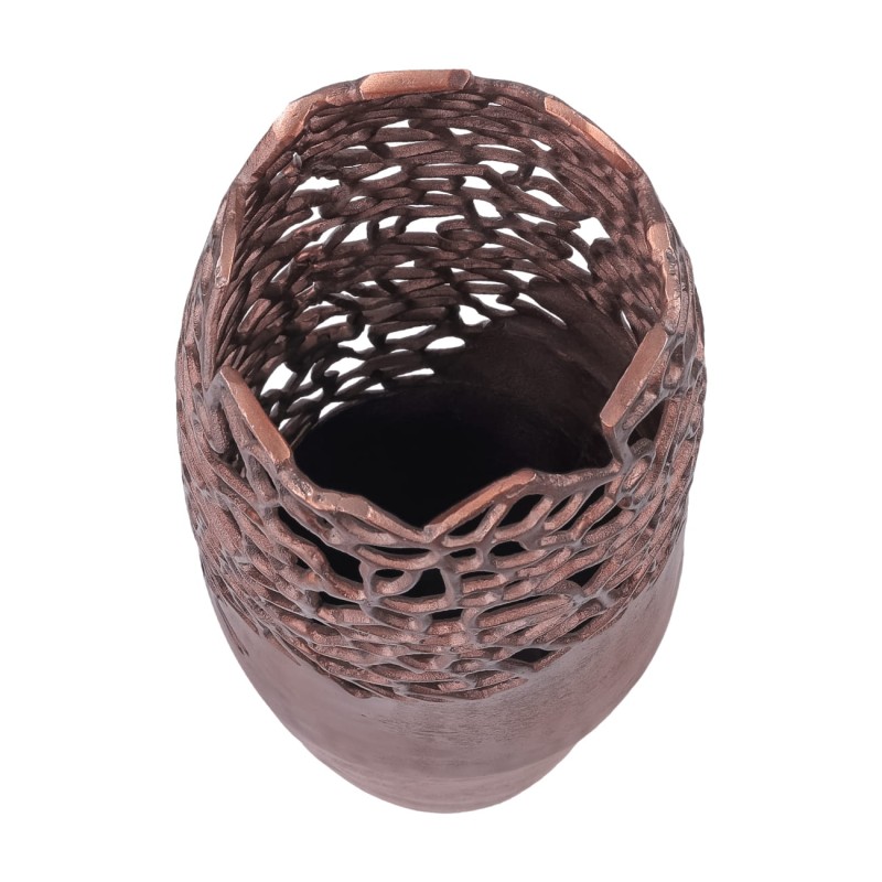 Wysoka waza dekoracyjna Chelsea Bronze 91 cm wazon na podłogę aluminium