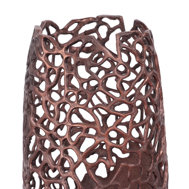 Wysoka waza dekoracyjna Chelsea Bronze 91 cm wazon na podłogę aluminium