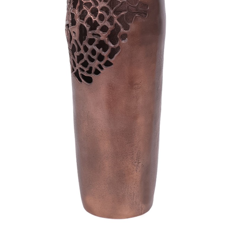 Wysoka waza dekoracyjna Chelsea Bronze 91 cm wazon na podłogę aluminium