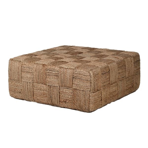 Stolik kawowy Boho Jute 90 cm stolik ze sznurka jutowego do wnętrz w stylu boho - odkryj ten nietypowy stolik kawowy