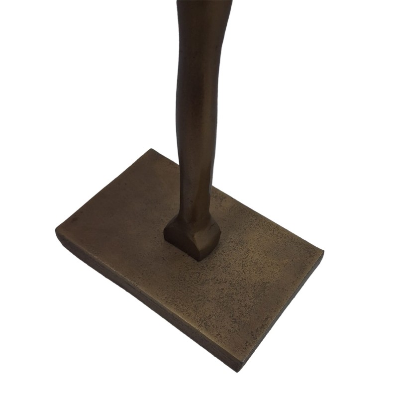 Nowoczesna rzeźba Abstract Brass 76 cm abstrakcyjna rzeźba z aluminium