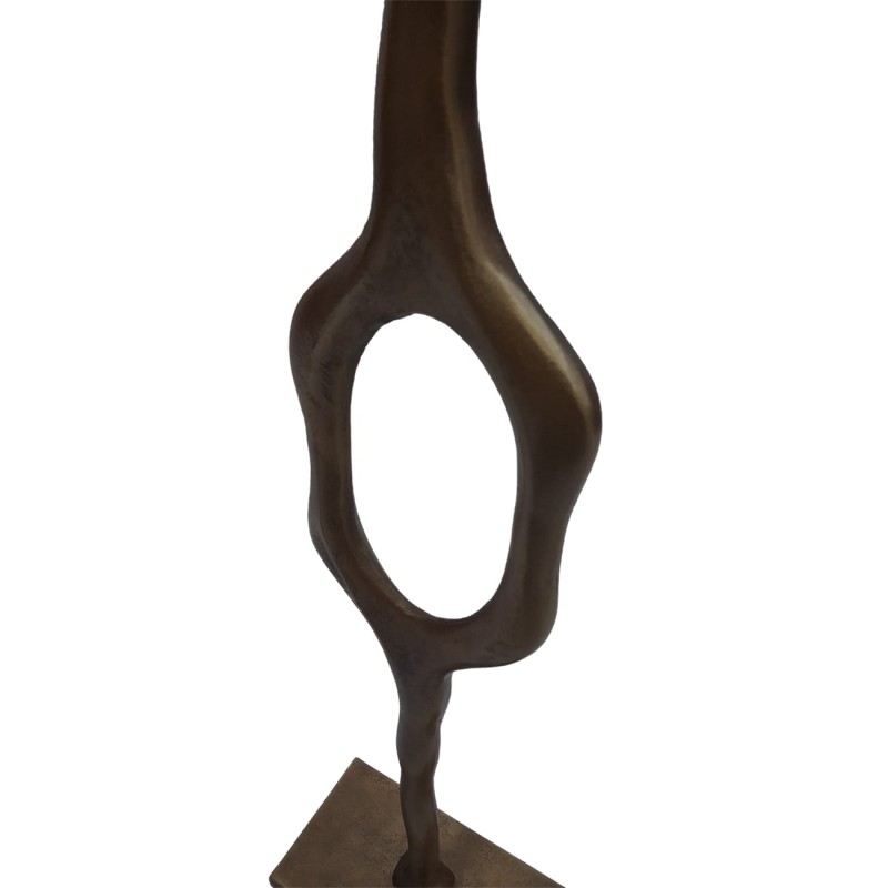 Nowoczesna rzeźba Abstract Brass 76 cm abstrakcyjna rzeźba z aluminium