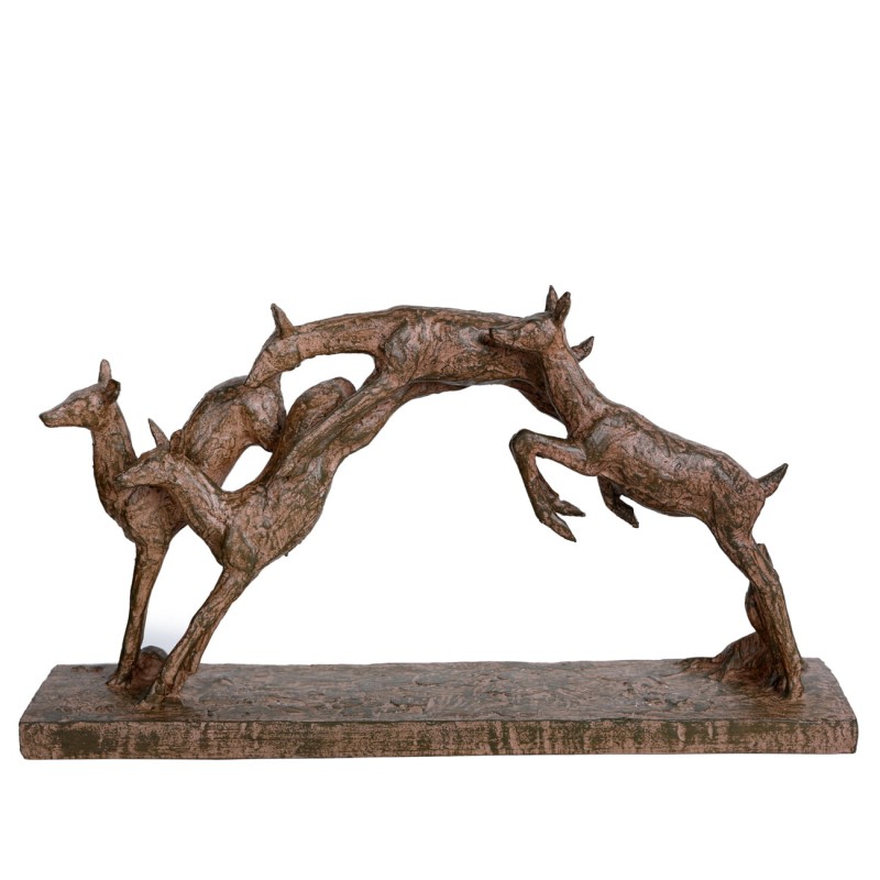 Rzeźba Fawns 41 cm z jelonkami