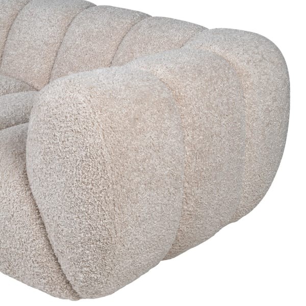 Sofa Nube Beige 240 cm dekoracyjna sofa organiczny kształt