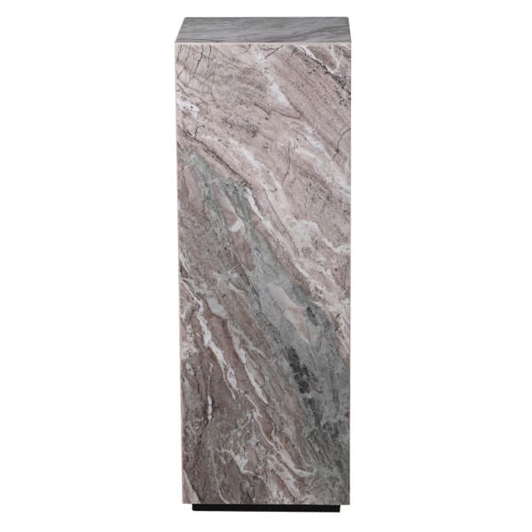 Postument Marble 86 cm marmurowa podstawa pod kwiaty piedestał do salonu