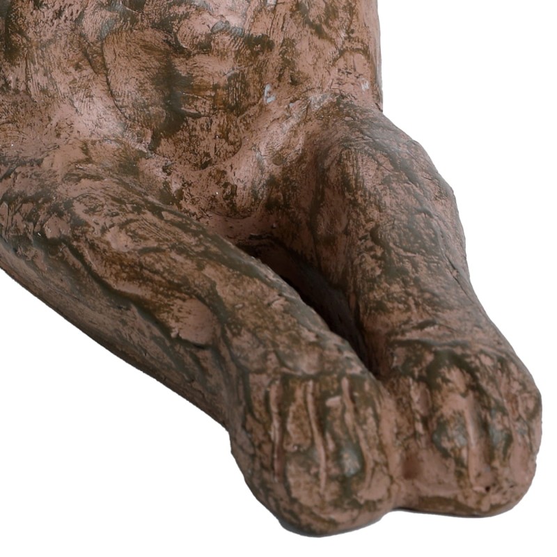 Rzeźba Lying Hare 49 cm zając - dekoracja rustykalna zając żywica