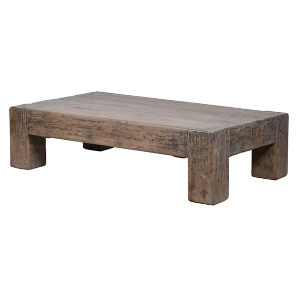 Drewniany stolik kawowy English Pine prostokątny blat 160 cm drewno z odzysku