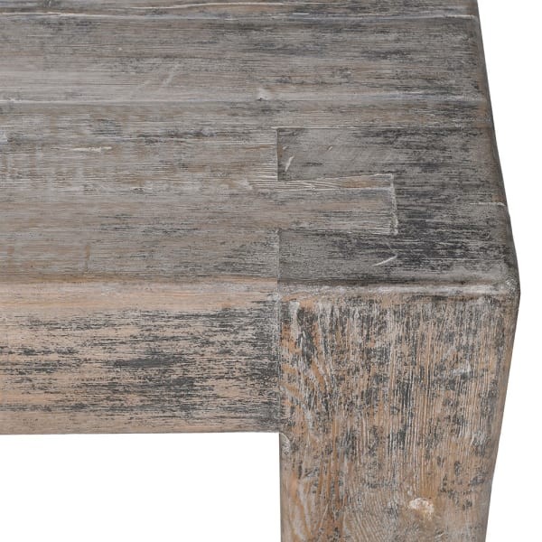 Drewniany stolik kawowy English Pine prostokątny blat 160 cm drewno z odzysku