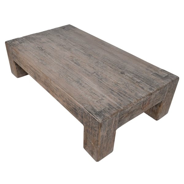 Drewniany stolik kawowy English Pine prostokątny blat 160 cm drewno z odzysku
