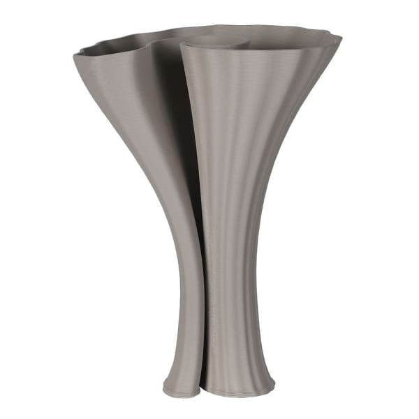 Wazon ceramiczny Grey 33 cm szary wazon ceramika 3D