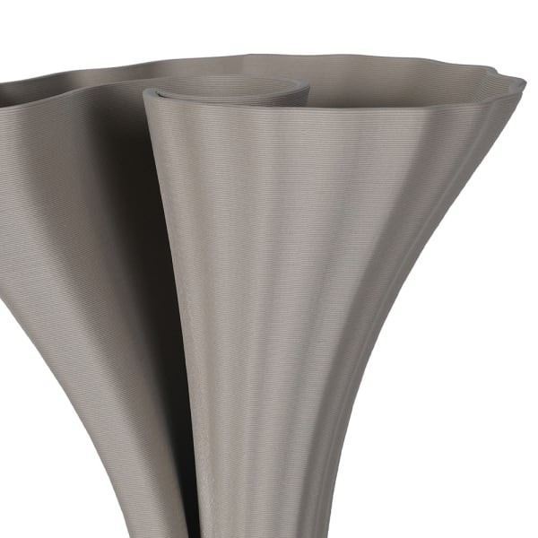 Wazon ceramiczny Grey 33 cm szary wazon ceramika 3D