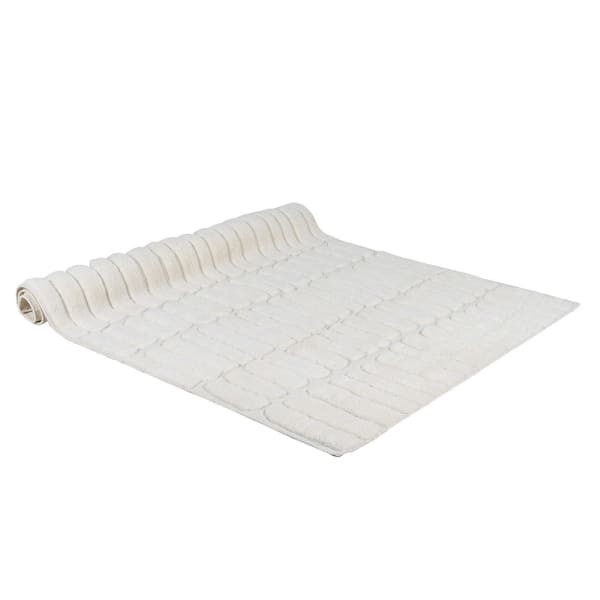 Jasny dywan wełniany Chesham White 160x240 cm piękny dywan do salonu