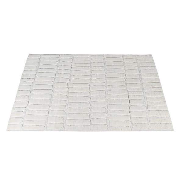 Jasny dywan wełniany Chesham White 160x240 cm piękny dywan do salonu