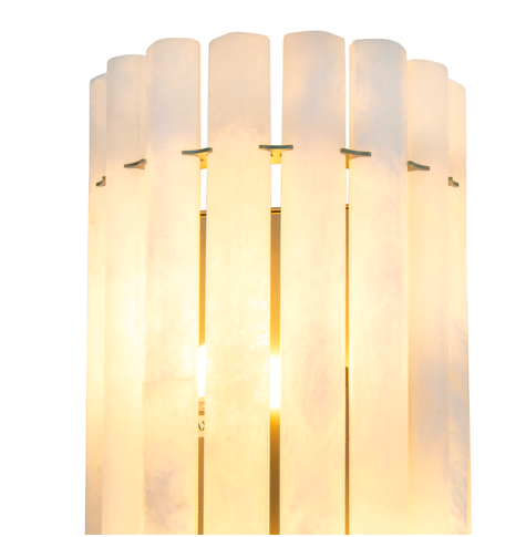 Lampa ścienna Morven z naturalnym użyleniem kamienia