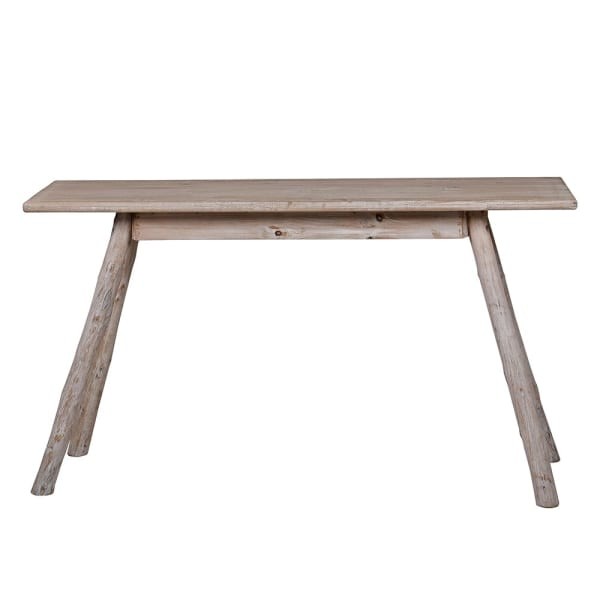 Konsola Rustic 140 cm - konsola rustykalna boho do salonu lub przedpokoju dąb jodła