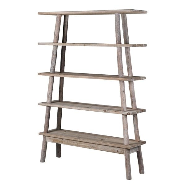 Regał drewniany Rustic 197 cm - regał rustykalny boho dąb jodła