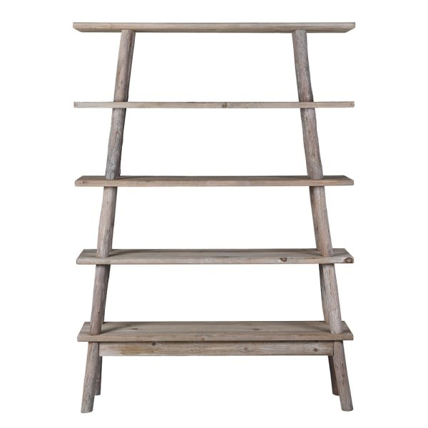 Regał drewniany Rustic 197 cm - regał rustykalny boho dąb jodła