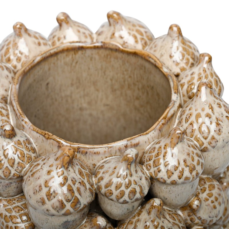 Wazon ceramiczny Acorn 26 cm wazon dekoracyjny żołędzie