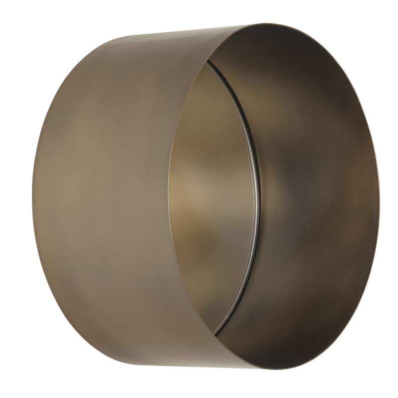 Komplet trzy lustra Camden Round 50 cm w złotej żelaznej ramie