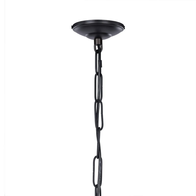 Lampa sufitowa Mira Cloud 70 cm czarna metalowa lampa wisząca