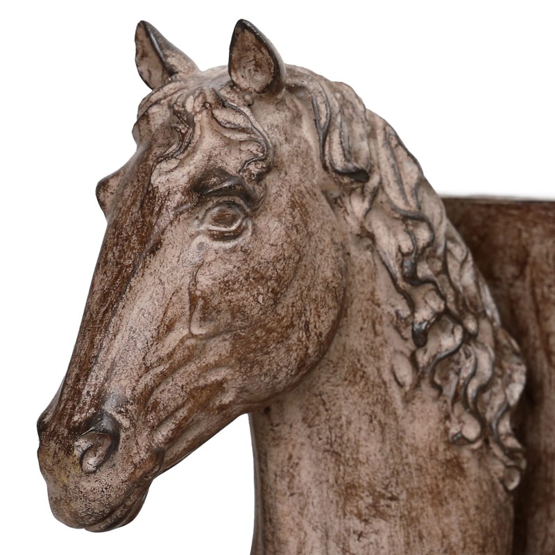 Podpórki do książek Farmhouse 19 cm bookend konie żywica efekt kamienia